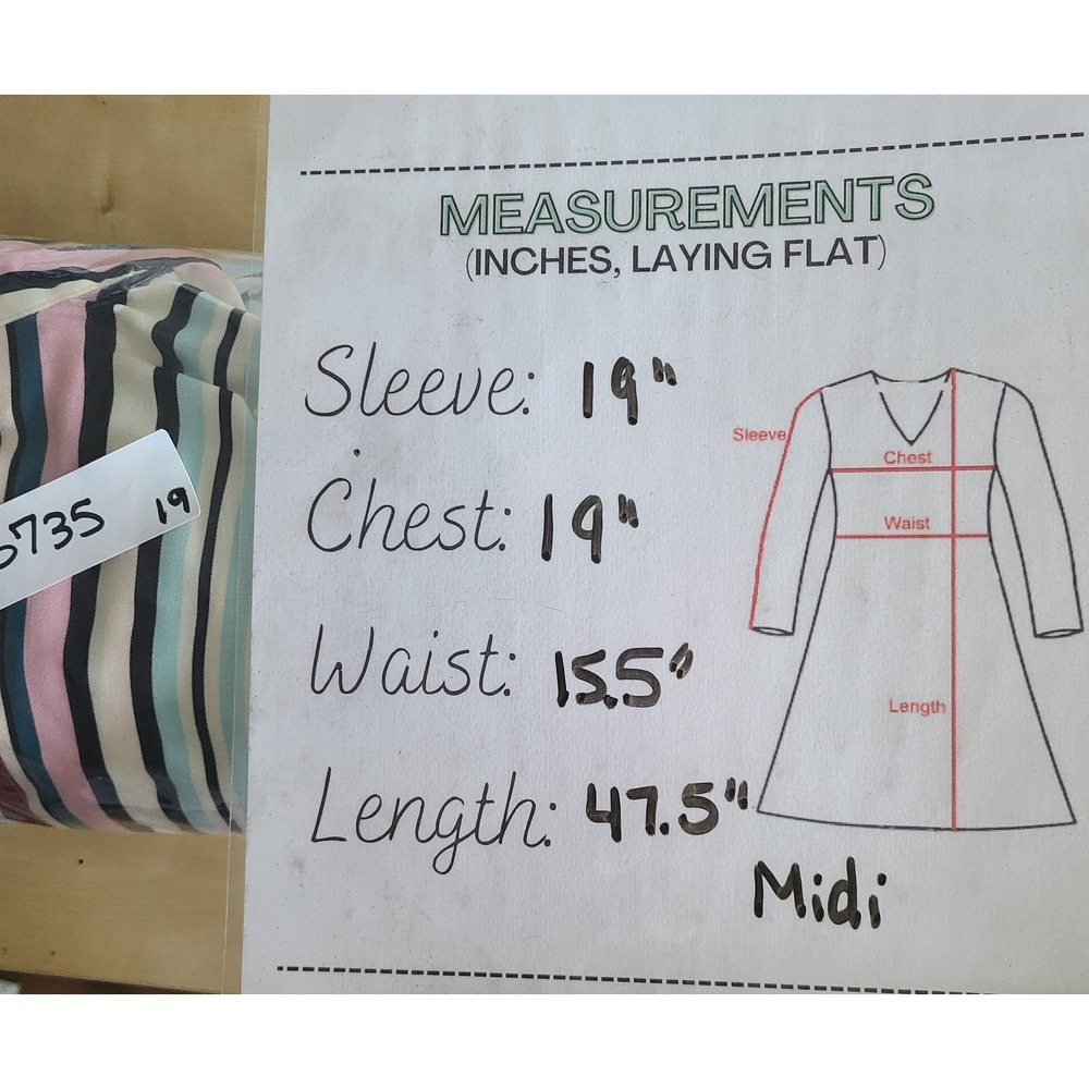 Torrid Midi Preppy Shirt Dress SZ US 10 M / L Resort Challis Button Front Stripe - Picture 8 of 14
